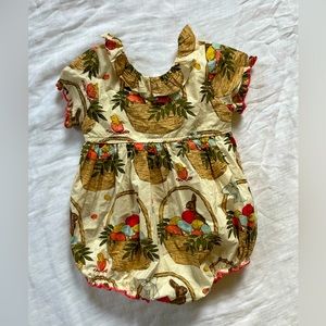 Worn once pink chicken Easter bubble